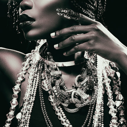 Aluart schilderij 'Jewelry woman'