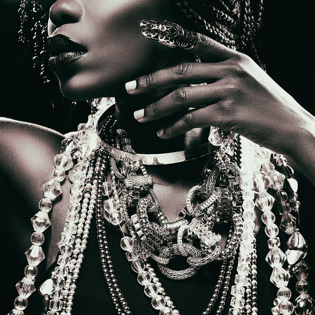 Aluart schilderij 'Jewelry woman'