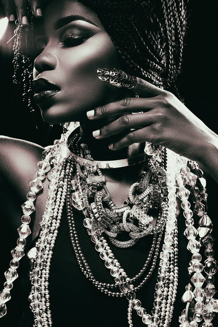 Schilderij 'Jewelry woman'