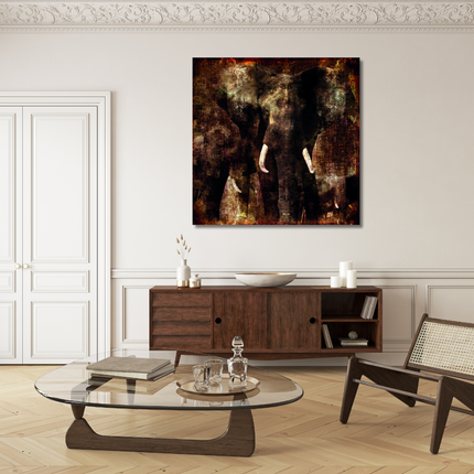 Aluart Schilderij 'Olifanten'