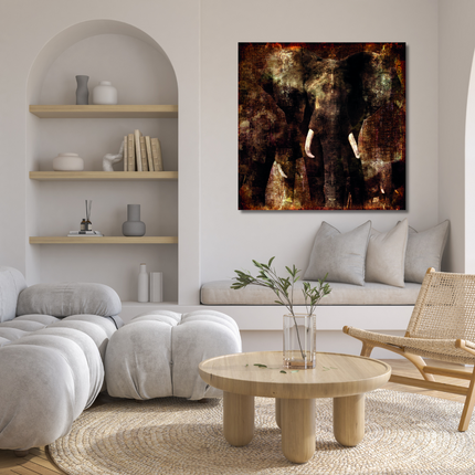 Aluart Schilderij 'Olifanten'