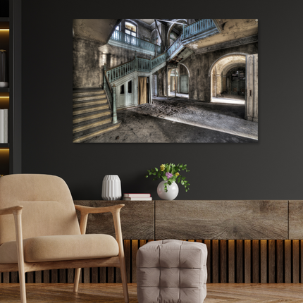 Aluart schilderij 'Lacour - Gang met Trappen'