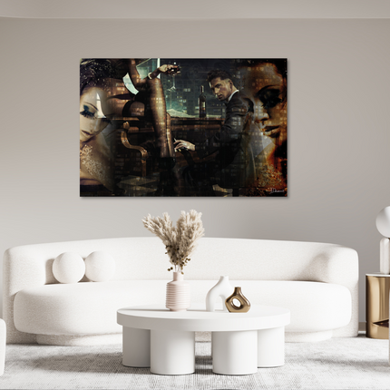 Aluart schilderij 'Piano Bar'