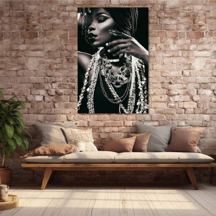 Aluart schilderij 'Jewelry woman'