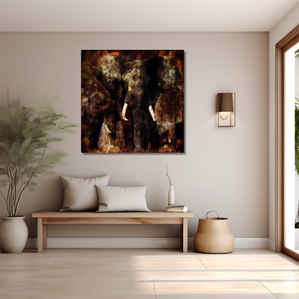 Aluart Schilderij 'Olifanten'
