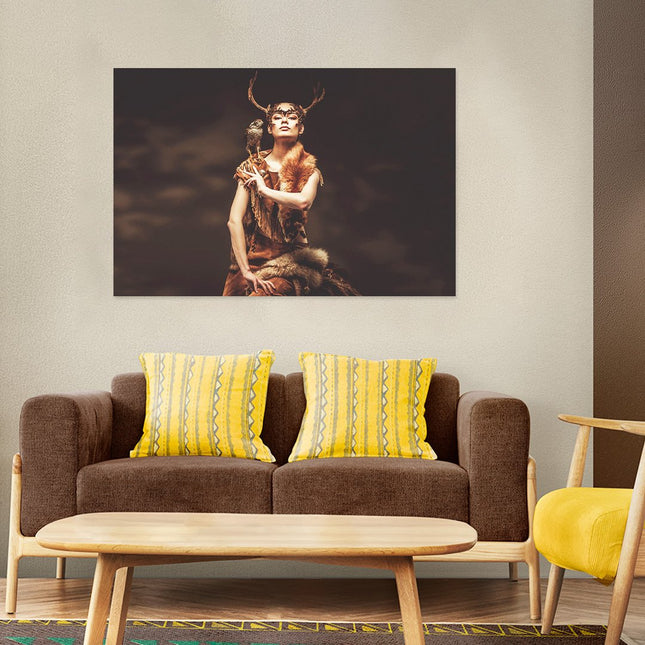 Aluart schilderij 'Shaman Woman'