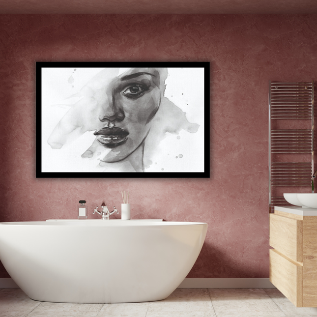 Ingelijst poster 'Portret Woman'
