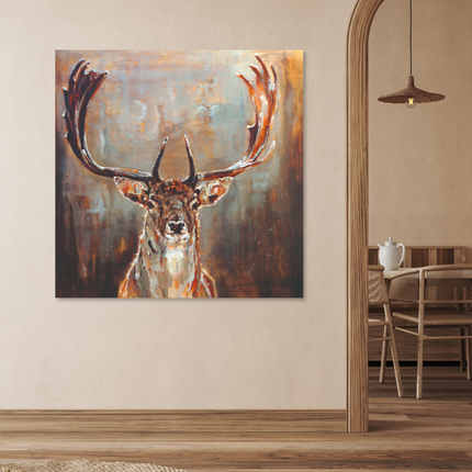 Aluart schilderij 'Hert Angelique Weijers'
