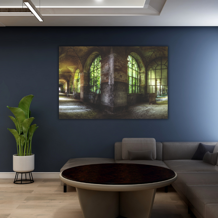 Aluart schilderij 'Urban gang groen'