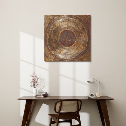 Aluart schilderij 'Rustic Resonance'