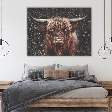 Aluart schilderij 'Schotse Hooglander'
