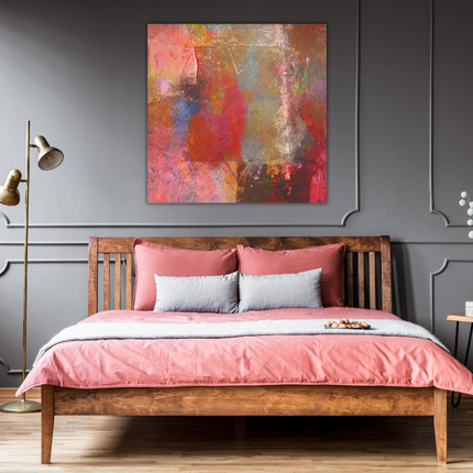 Aluart schilderij 'Mixed Pink'