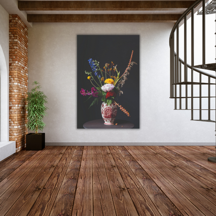 Aluart schilderij 'Veldboeket'