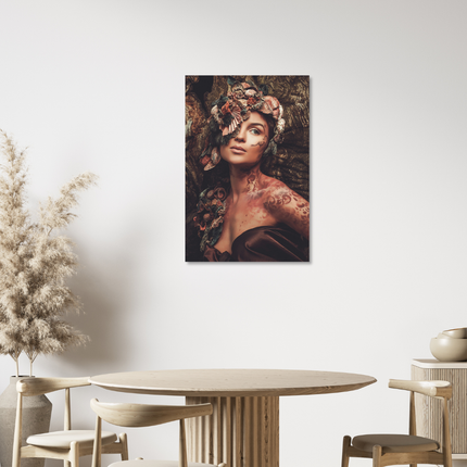 Aluart schilderij 'Dark Flower Woman'