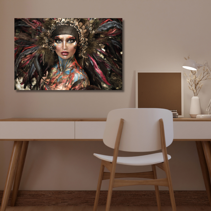 Aluart schilderij 'Colours of Native'