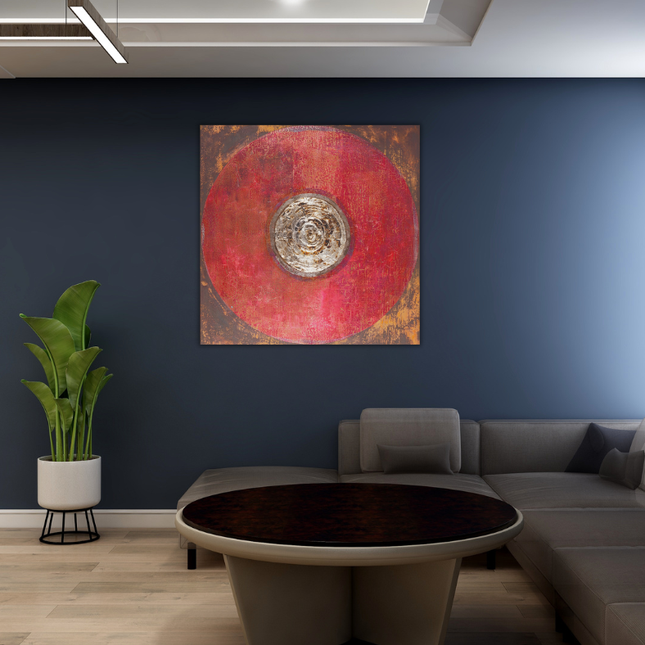 Aluart schilderij 'Modern Circle'