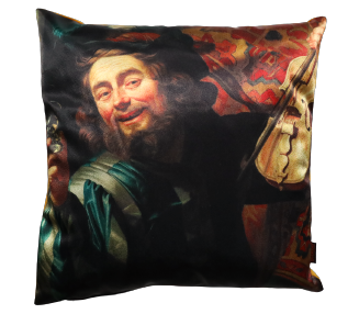 Sierkussen 'Man met viool'