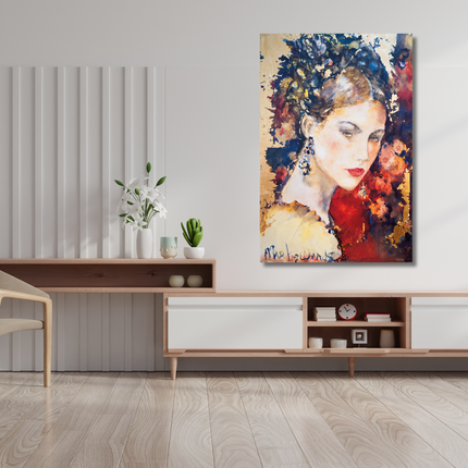 Aluart schilderij 'De geschilderde vrouw'