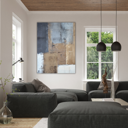 Aluart schilderij 'Abstract Boxes'