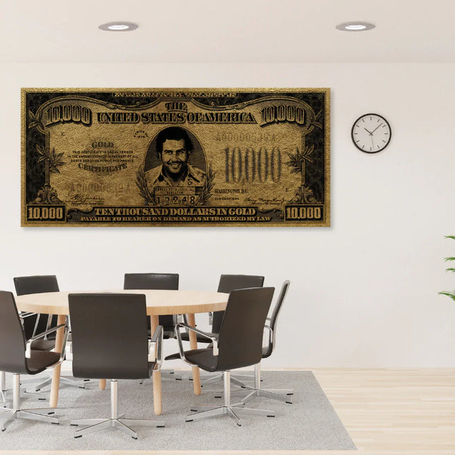 Schilderij 'Ten Thousand Dollars In Gold'