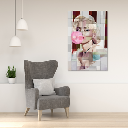 Aluart schilderij 'Marilyn Monroe pops art'