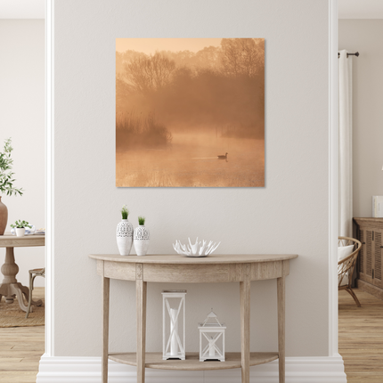 Aluart schilderij ‘Early swim’