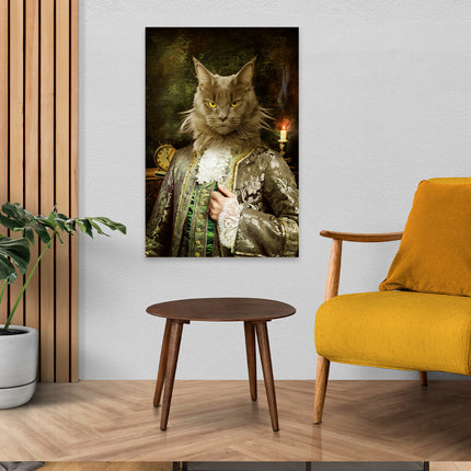 Aluart schilderij 'Royal cat'