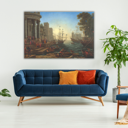 Aluart schilderij Mondiart 'Port Scene'