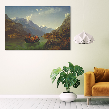 Aluart schilderij 'Bruiloft in Hardanger'