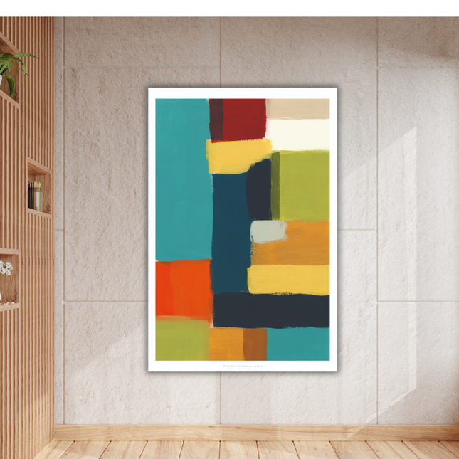 Aluart schilderij 'Block Abstract'