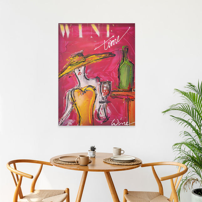 Graffiti art 'Wine time'