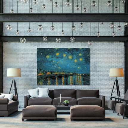 Aluart schilderij 'Sterrennacht Vincent van Gogh'