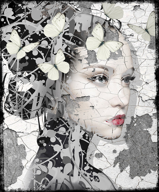 Leahter dibond 'Beautiful'
