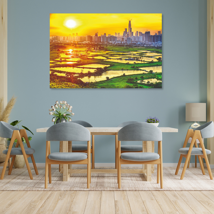 Aluart schilderij 'Hong Kong countryside'