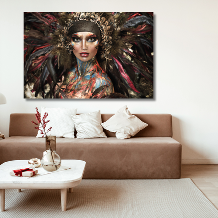 Aluart schilderij 'Colours of Native'