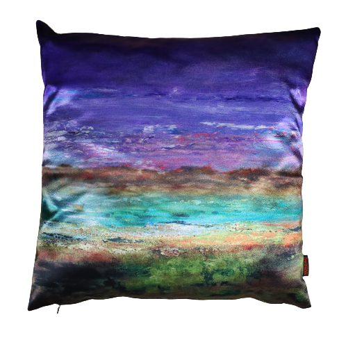 Sierkussen 'Abstract kleurenpallet'