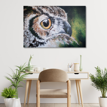 Aluart schilderij 'De uil'
