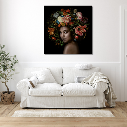 Aluart schilderij 'Flower power'