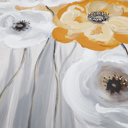 Canvas schilderij 'Mooie klaprozen'