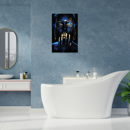 Aluart schilderij 'Miss Blue'