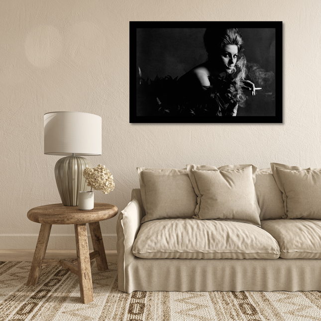 Aluart Schilderij 'Sophia Loren Smoking'