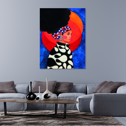 Aluart schilderij 'No Need To Run And Hide'