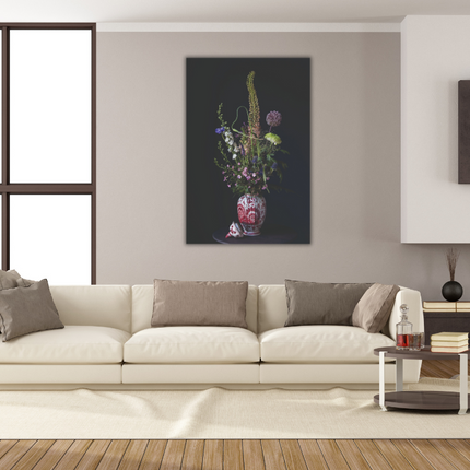 Aluart schilderij 'Kleurrijk boeket'