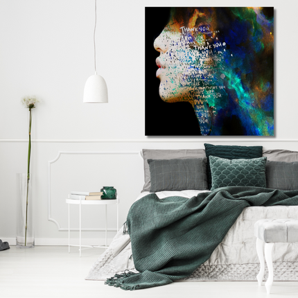 Aluart schilderij 'Thank you'