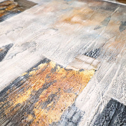 Canvas schilderij 'Abstracte skyline'