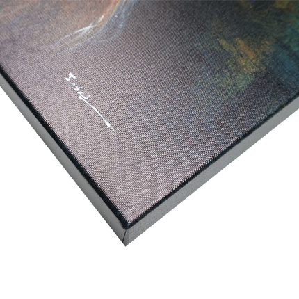 Canvas schilderij 'Schotse hooglander'
