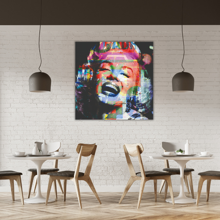 Aluart schilderij 'Lachende Marilyn Monroe'