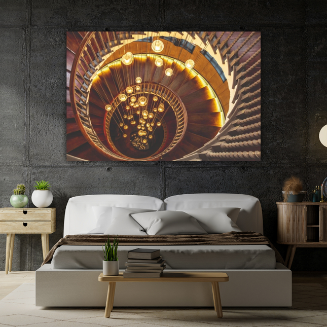 Aluart schilderij 'Wenteltrap'