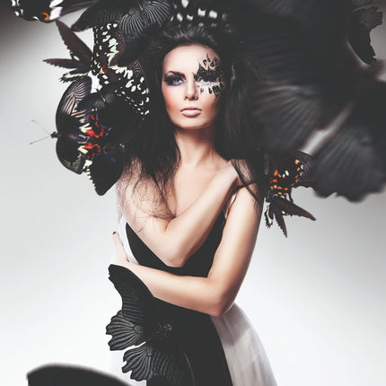 Aluart schilderij 'Black Butterfly'