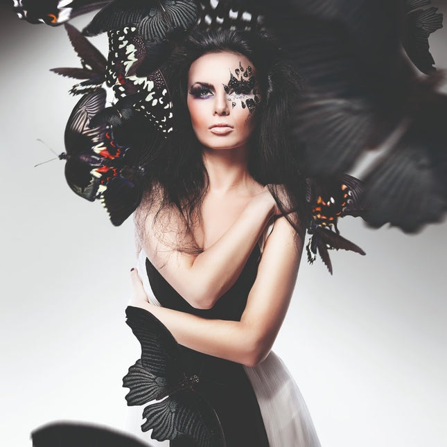 Aluart schilderij 'Black Butterfly'